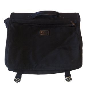 TUMI 209D3 Alpha Black Ballistic Nylon Messenger Bag Briefcase Expandable